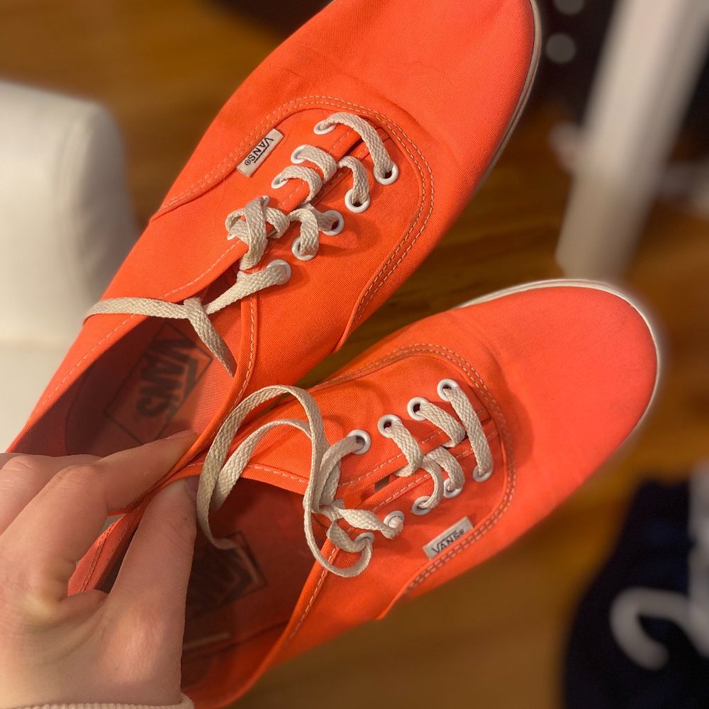 neon pink vans